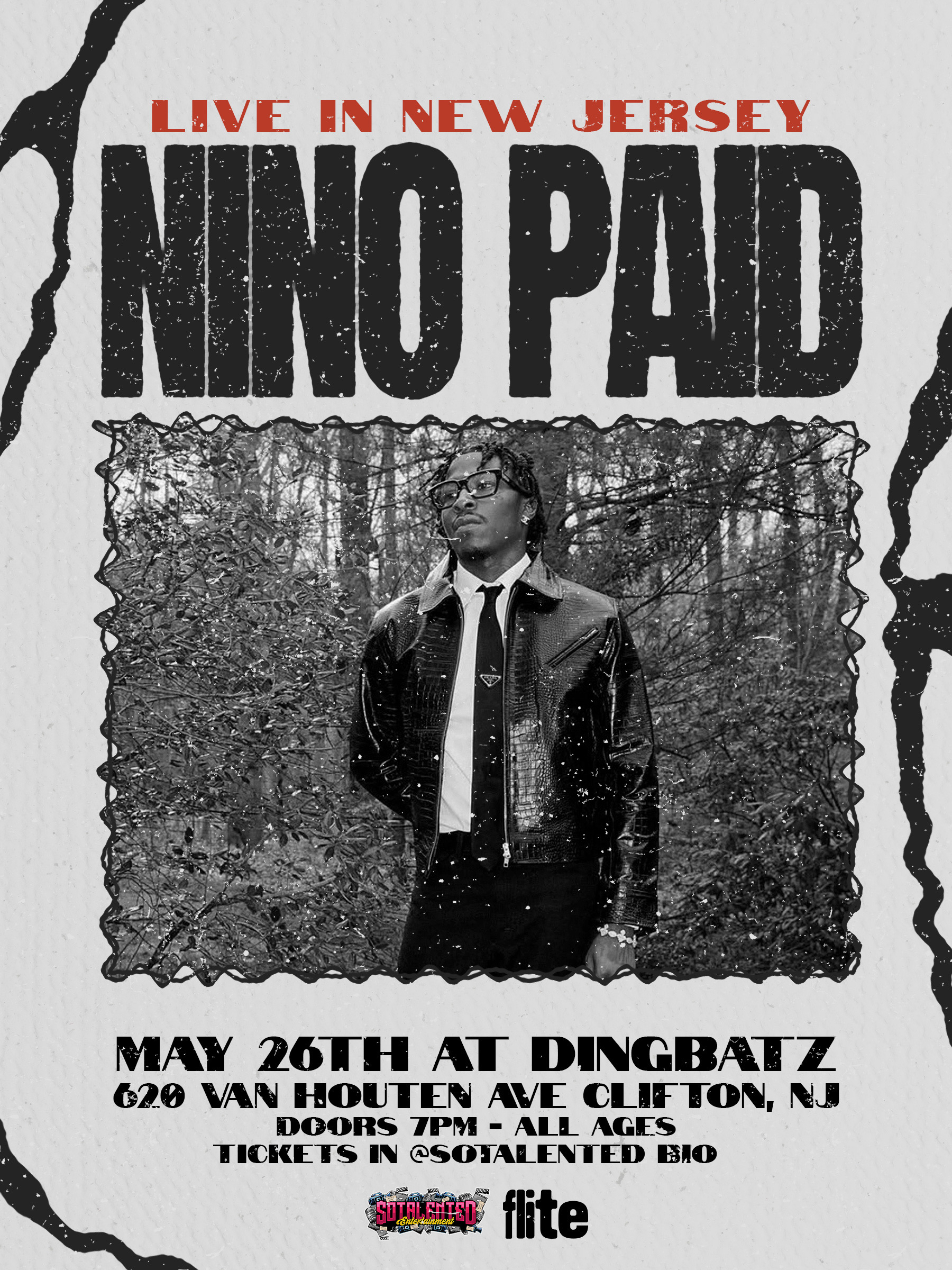 Nino Paid New Jersey May 26th | Dingbatz